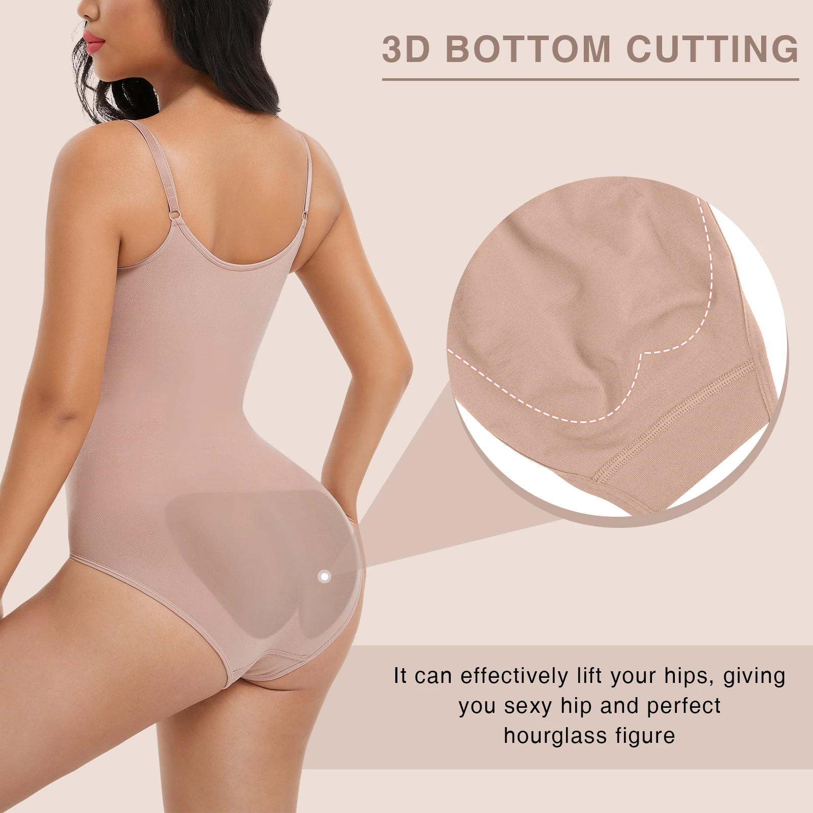 Wholesale Custom Tiktok Hot Seamless Shapewear Women Tummy Control Butt