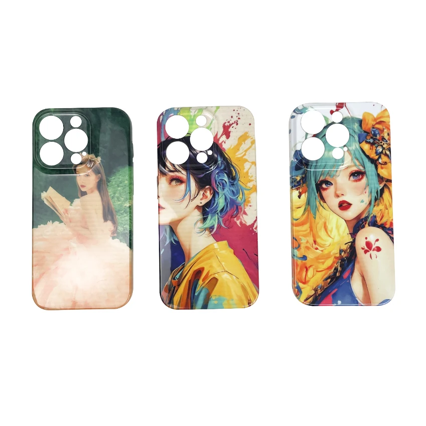 Daqin 3D Sublimation Phone Case Mold 2 in 1 Mobile Cover New Manual Grade Flatbed Thermal Printer Machine