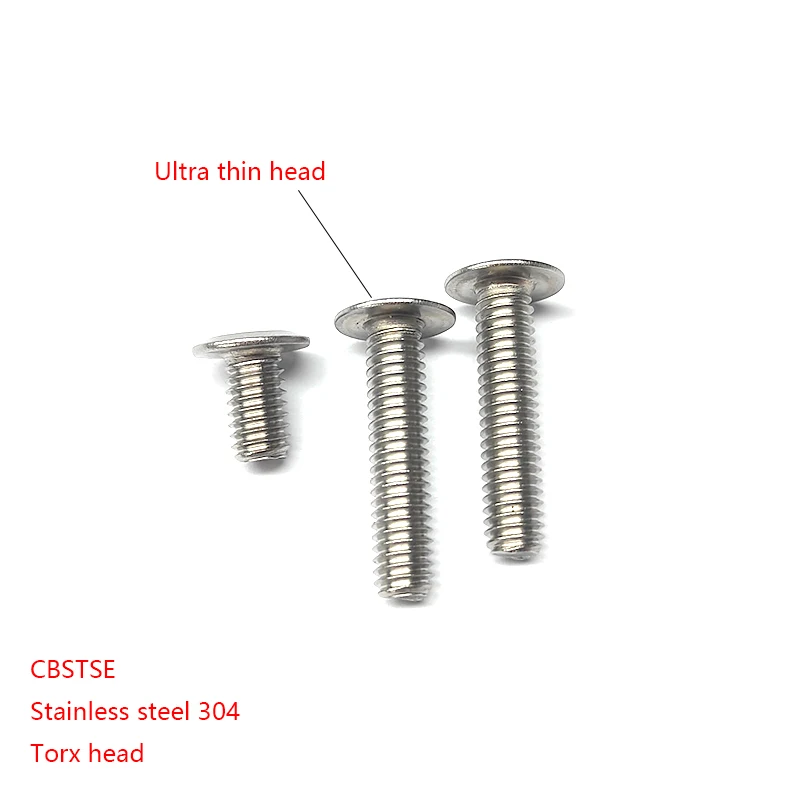 product zcbstse torx extra low head screw ss 304 stainless steel torx thin head screw-36