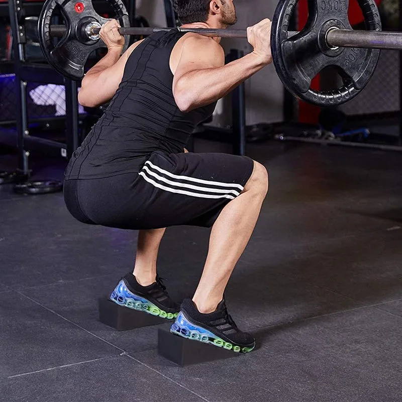 odm adjustable non slip squat wedge block epp material calf stretcher incline for yoga exercise improved for squat and deadlift-9