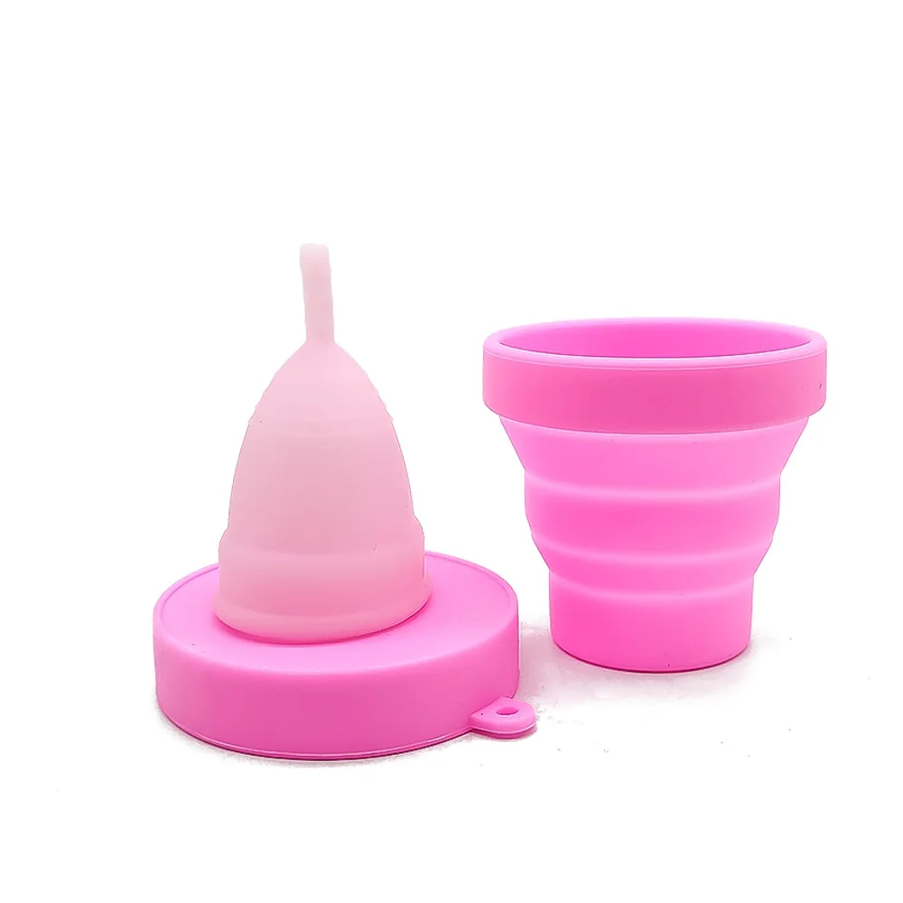 Yongli H-11 Women's Silicone Menstrual Cup Reusable Period Cups Pad And ...