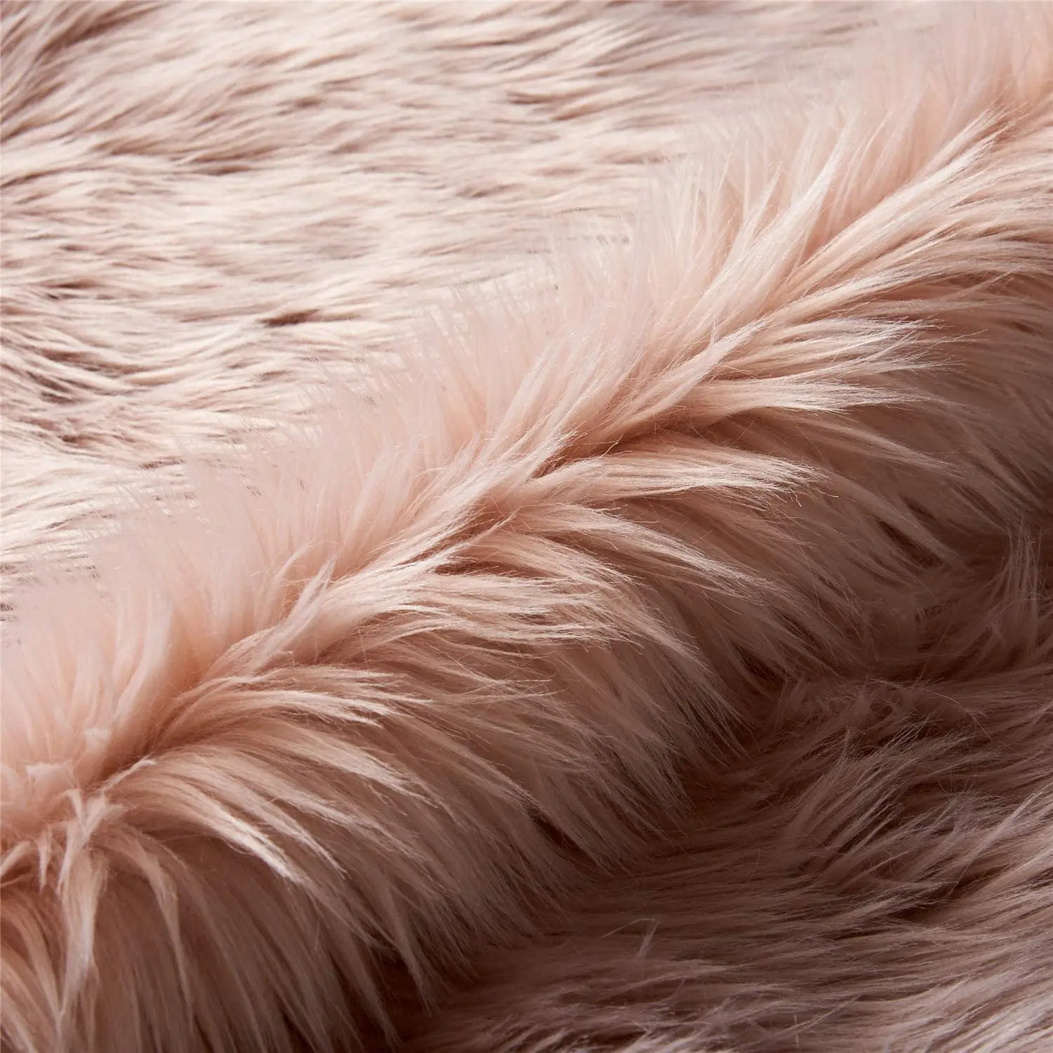 China wholesale Long Pile sheepskin microfiber artificial fur for Garment Home Textile Faux Fur Fabric