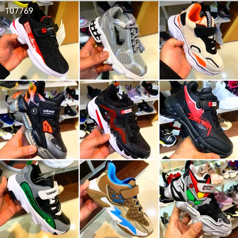 Mix Style Children Casual Sport Sneakers Kids Stock Shoes - Buy ...