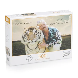 Professional Custom Designed Patterned Paper Jigsaw Puzzles 500-Piece Custom Printed Jigsaw Puzzle for Adults