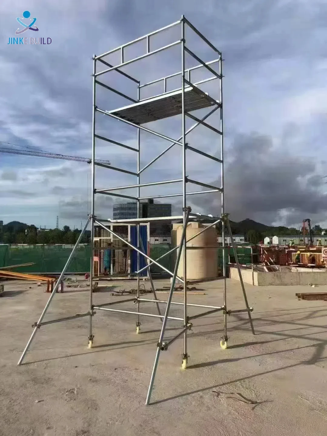 product industrial design style mobile h frame tower with aluminium alloy for outdoor construction  hotel applications-2