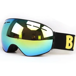 Latest design prevent mist winter outdoor sports goggles Breathable Foam Sports Eyewear ski glasses
