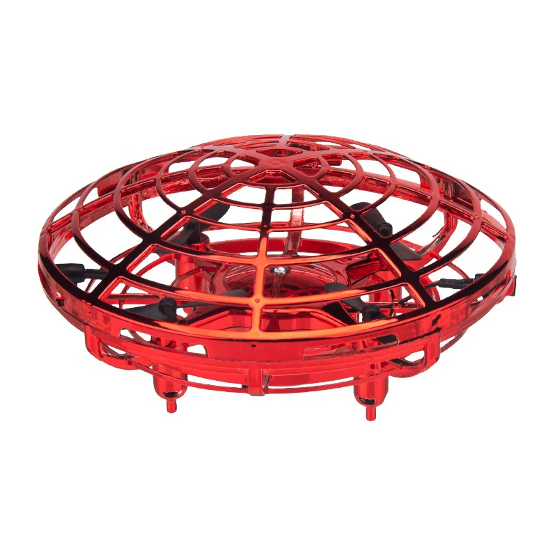 Мини НЛО Дрон Вертолет радиоуправляемый самолет ручной Датчик инфракрасный электрический Квадрокоптер индукционный летающий шар для мальчиков детей Радиоуправляемые игрушки подарок