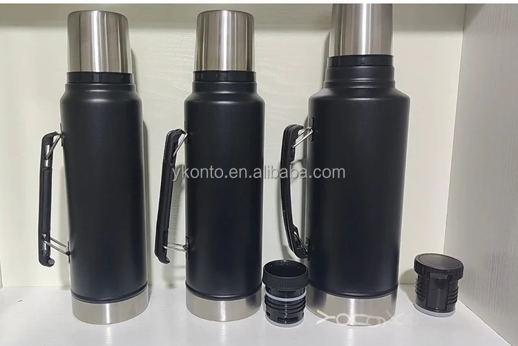 Factory 1300ml Double Wall Stainless Steel Vacuum Yerba Mate Tea Thermoses  with Handle Termo Mate Flask - China Water Bottles and Drinkware price