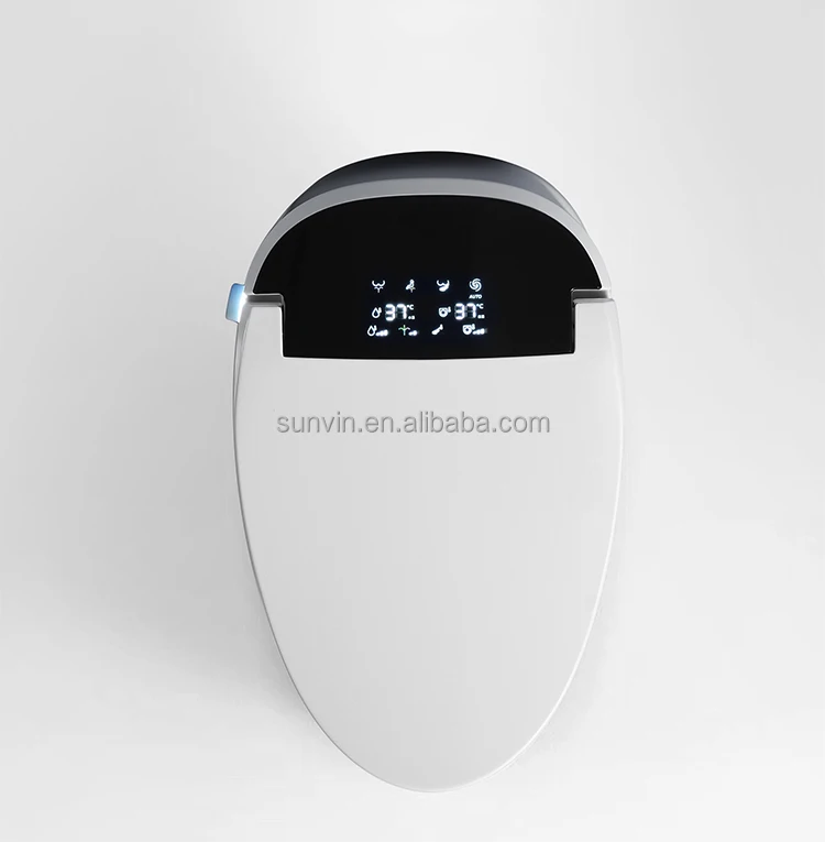Ceramic S-Trap Siphonic One -Piece Toilet Hotel Bathroom Sanitaryware Smart Toilet Seat Light Luxury Public Toilet