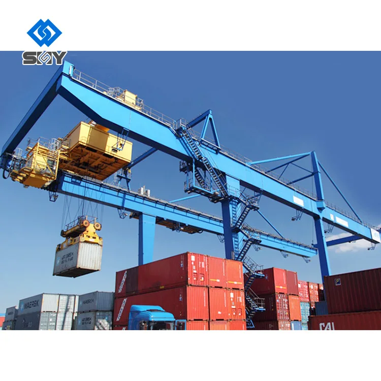 Port Double Girder Shipping Container Crane 110 Ton for Container Terminal Cranes
