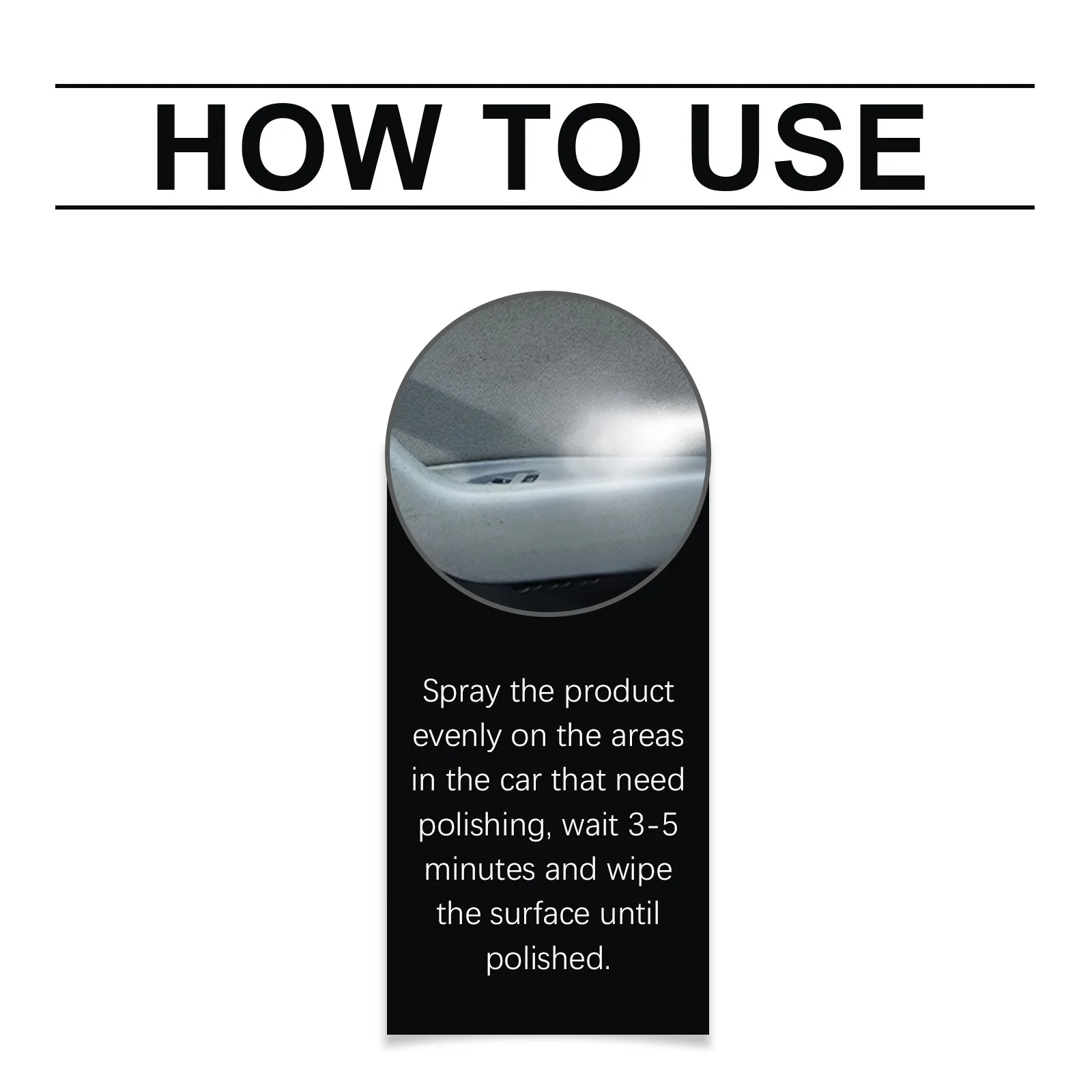 HOMONTH Polishing Cleaner Plastic Polish Compound Detailing Polisher Stain Buster Gloss Improvement Interior Cleaner