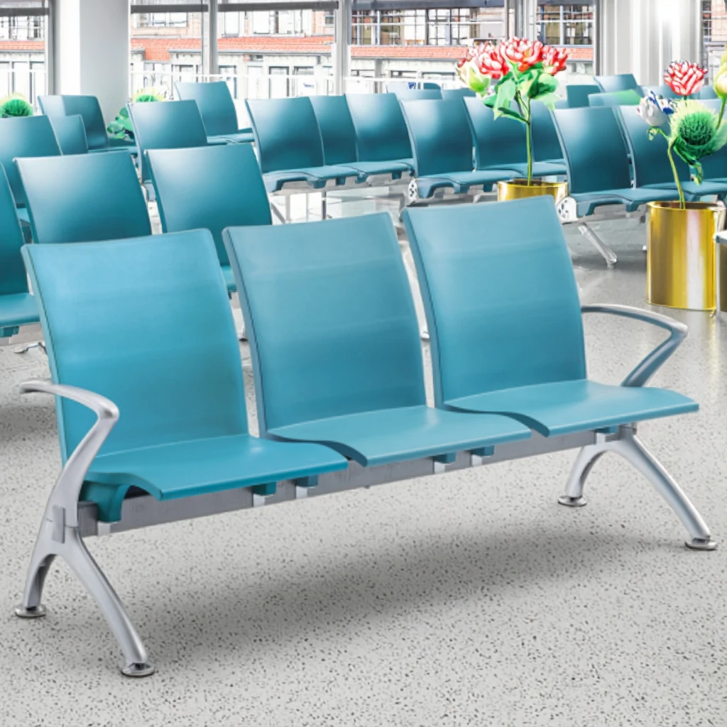Reliable Standardized Hospital Seating Solutions Modern Steel Frame Configurable Durable 6