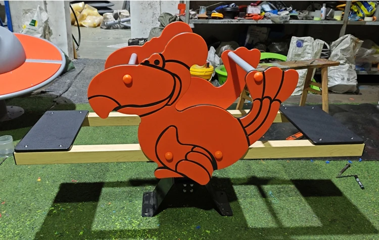 Wholesale Customized Animal Shaped Children's Seesaw Outdoor Kindergarten Seesaw Kindergarten Play Equipment
