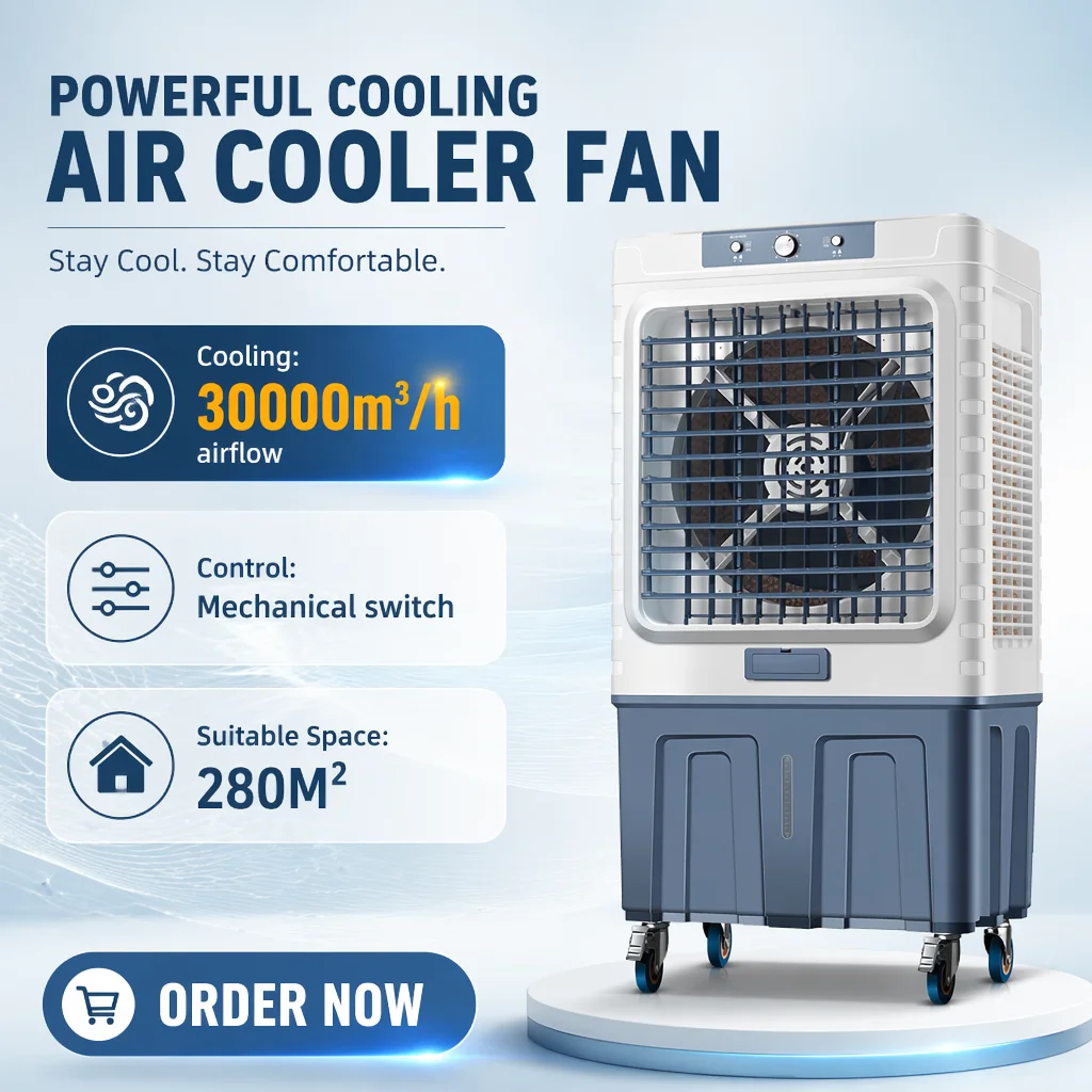 Evaporative Portable Air Cooler, 30000M3, Electric - detail 16