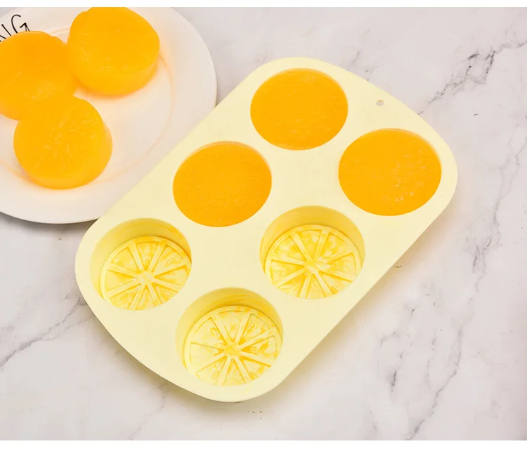 Large 6-Grid Silicone Ice Cube Mold Heat-Resistant Cake Baking Mold for Homemade Ice Cream or DIY Baking Household Product details