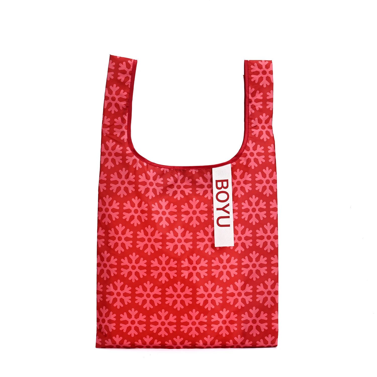 Wholesale Fashion Eco-friendly Pouch Foldable Ripstop Polyester Bags Reusable Folding Polyester Shopping Bag manufacture