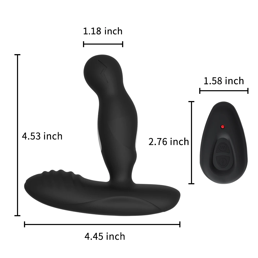 Levett Electric Shock Anal Vibrator Usb Charging Wireless Remote Control 360 Degrees Rotation 8891