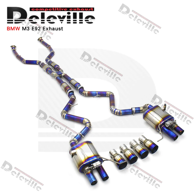 Titanium Alloy Exhaust Pipes For Bmw M3 E90/e92/e93 4.0l 20072013
