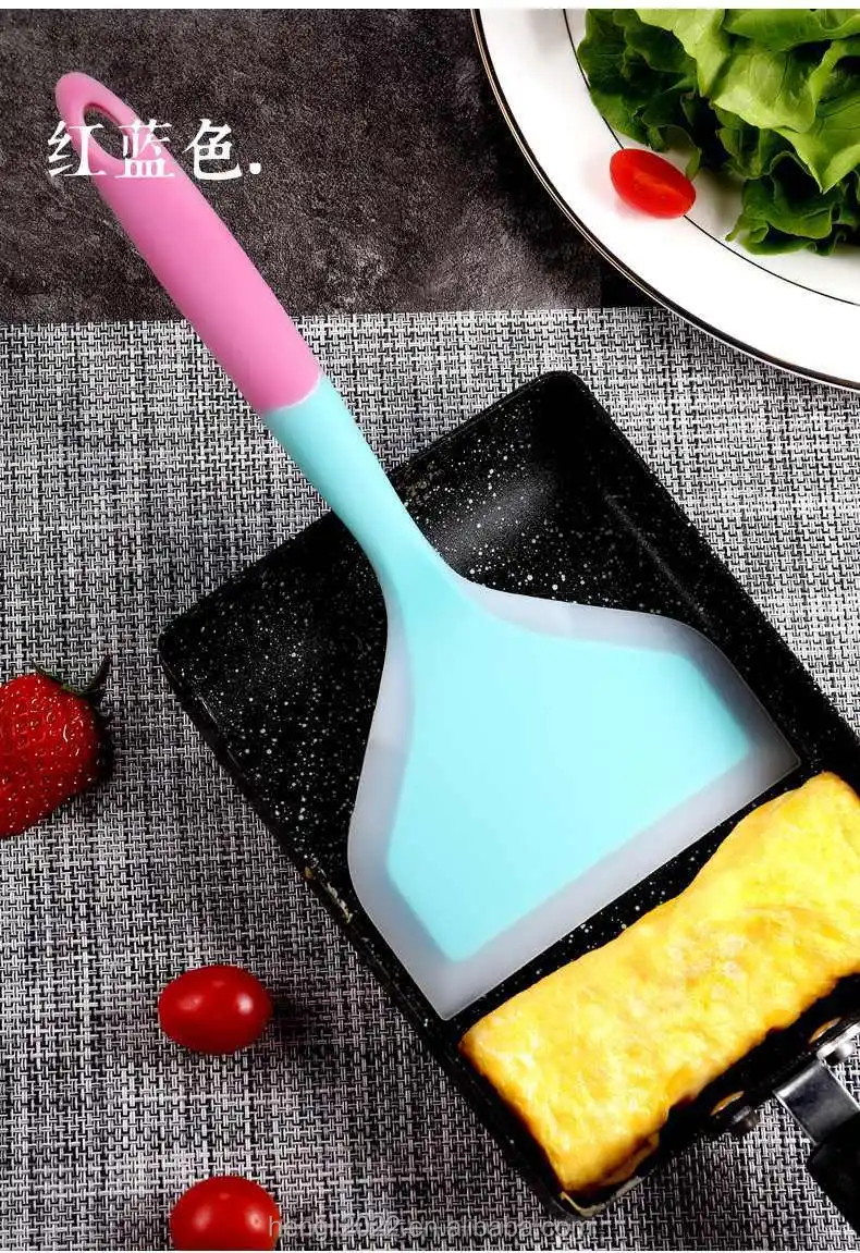 Silicone Kitchen Ware Cooking Utensils Spatula Beef Meat Egg Kitchen  Scraper Wide Pizza Cooking Tools Shovel