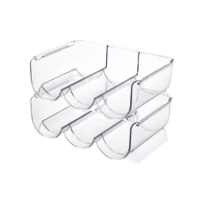 Clear Plastic Water Bottle Storage Organizer Bin, Storage