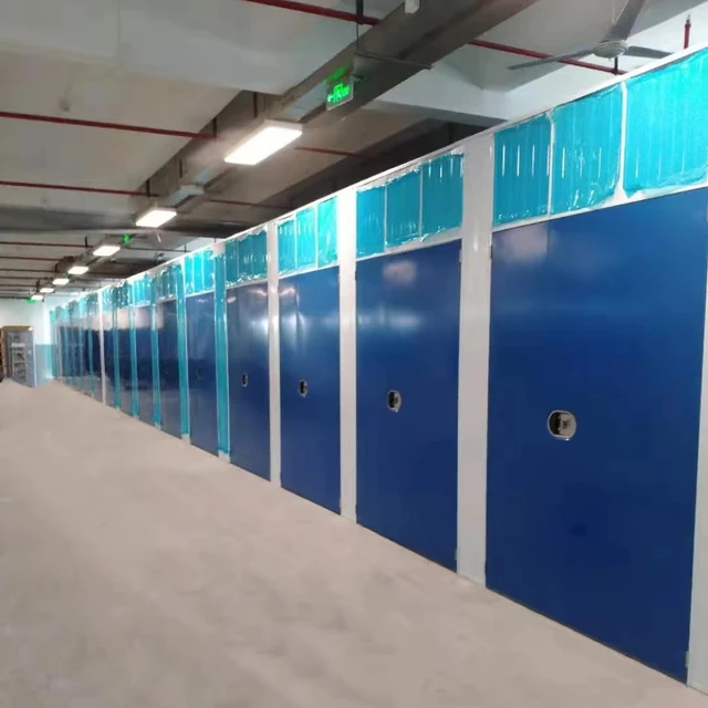 New Market Well Quality Ventilated Conditioned High Quality Interior Simple Indoor Small Self Storage Unit Room