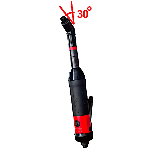 TY12430A30 Industrial Angle Drills 30 Degree | 3,000 Rpm |.45 hp |Side and Rear Exhaust | 1/4-28 UNF Internal Thread Easy Access