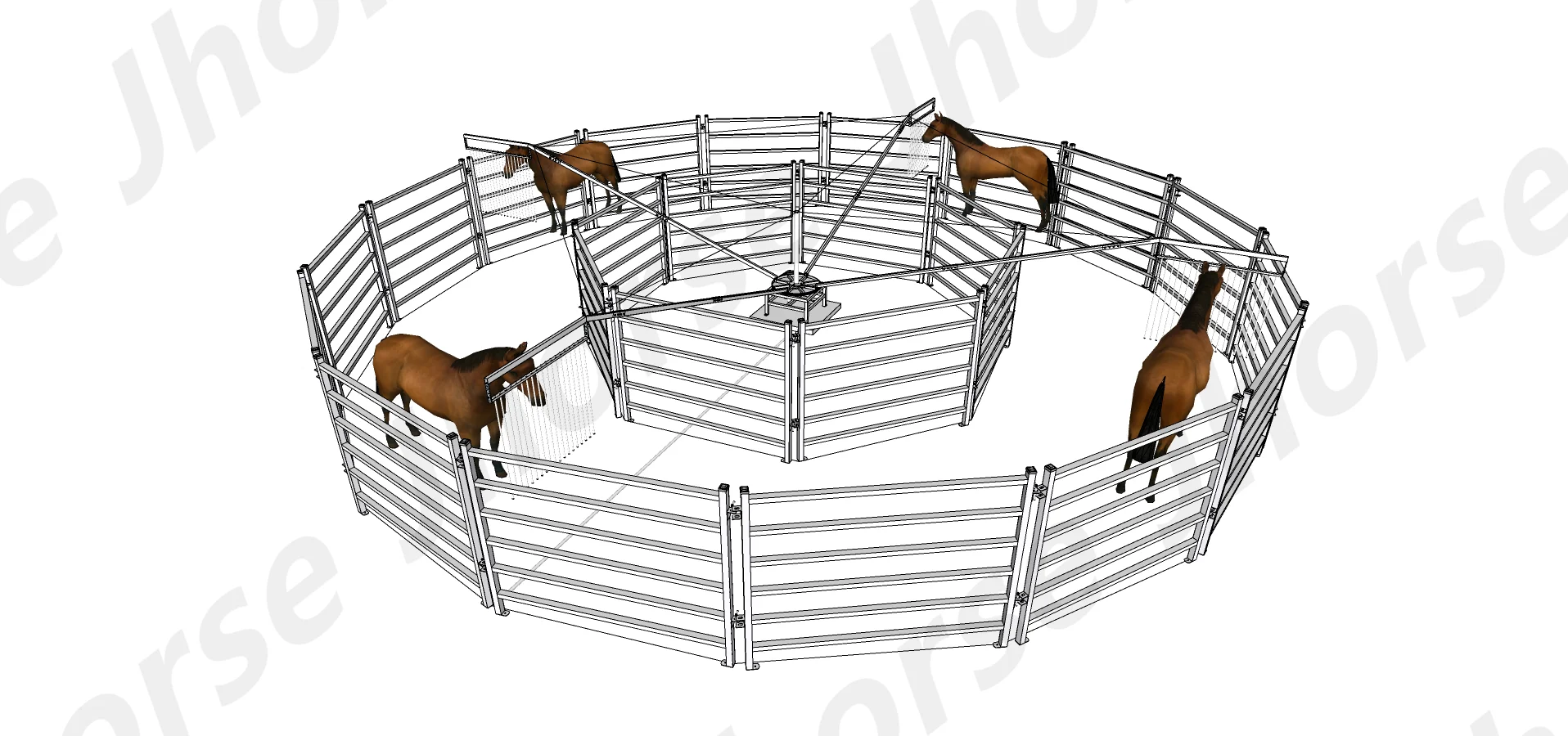 High Quality Horse Walker Motor Control Box For 8 Position For Horse