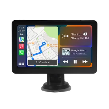 Popular Carplay 7 Inch Car Radio WIFI BT Wireless Carplay Screen Portable Car DVD Player Car Navigation Support Apple Android
