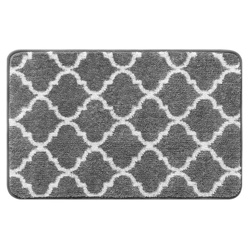 Customized sizes morden rugs microfiber moroccan trellis non-slip soft Kitchen Mat Anti Fatigue doormat runner carpet details