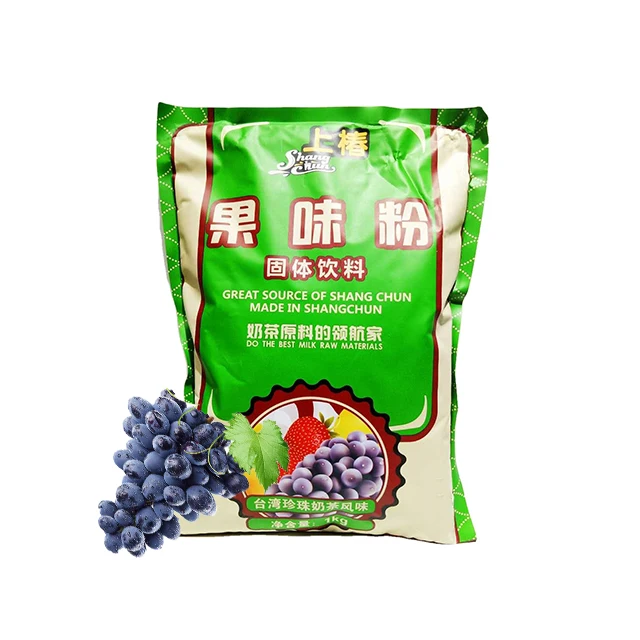 Shangchunyuan instant powder milk grape flavor milk tea powder 1kg milk tea  Ingredients