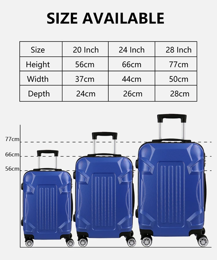 New Style Quality Case Cheap Business Trolley Luggage 360 Degree Wheel