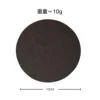 Chocolate brown coaster 10cm