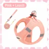 Coral pink-15m chest-to-back length-with round rope