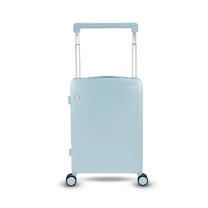 Hot Sale Unisex Business Carry-On Luggage PC Material Trolley Style with Spinner Caster and Lock Made in Japan