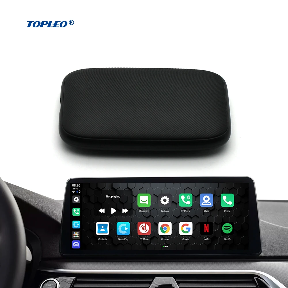 Topleo Android Carplay Box Tv Stick Plug and Play Chip RK3326 Wireless Car Play Screen Smart Carplay Ai Box Android