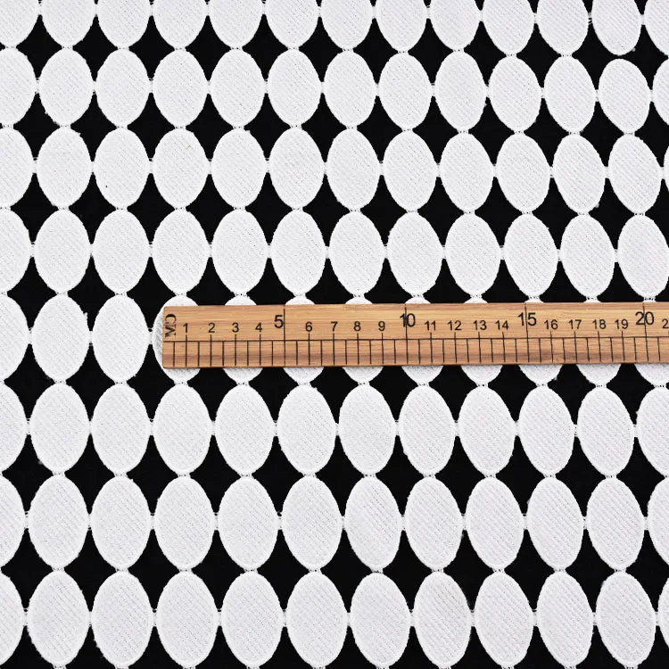 Embroidery White Guipure Chemical Lace Trim For Decoration Fabric Trim Embroidered Lace