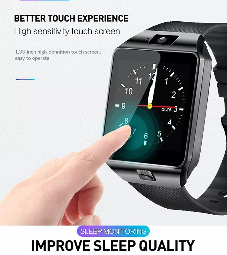 Dz09 Mobile Relogio Reloj Intelligent Smartwatch Rohs Android Smart