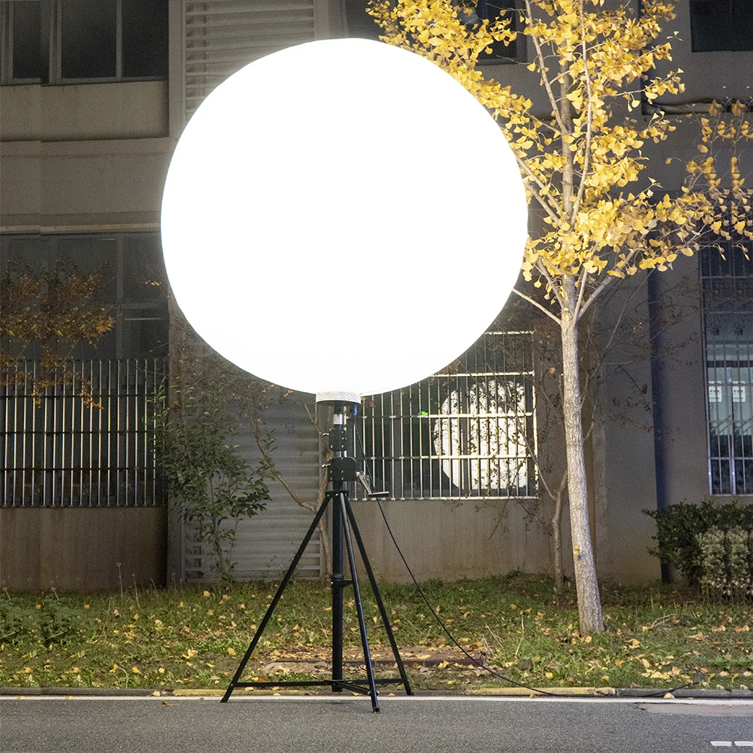 SHLEME RGB Waterproof Traffic Backpack LED Balloon Light Tower with IP54 200W Event Lighting