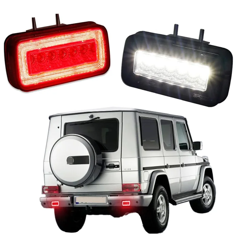 Howell LED rear lamp assy メルセデス　gクラス　新品 Rear Bumper LED Fog Lamp Backup Reverse Tail Lights for Mercedes