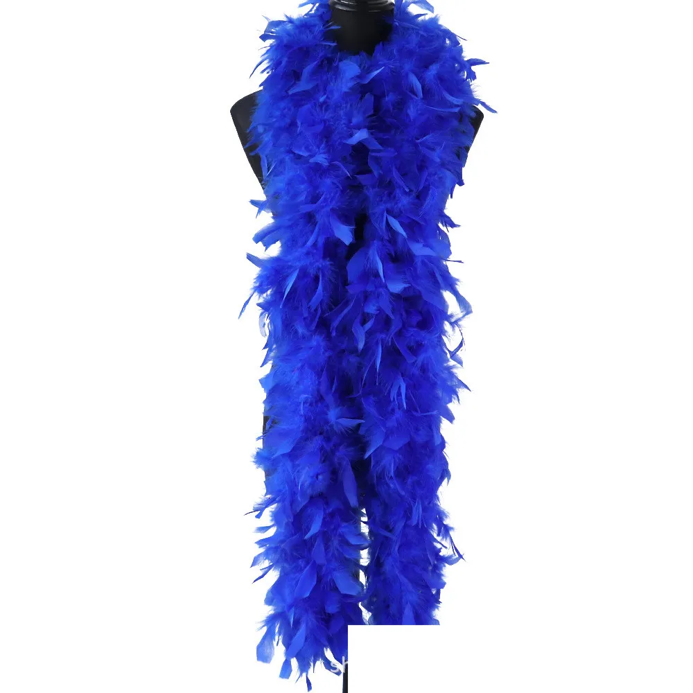 2 Metri Di Piume Di Tacchino Chandelle Per Costumi - Bordo In Piuma Rosso Per Decorazioni Feste, Carnevale, Artigianato