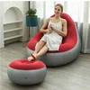 Red set with foot pump