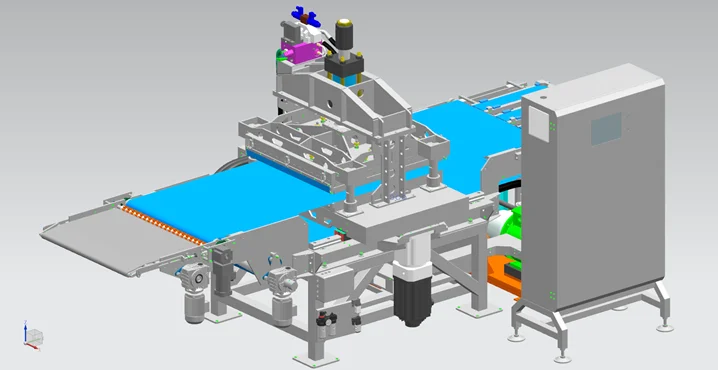 Long Platen Hydraulically Actuated Tortilla Production Line 52 In X 52 In