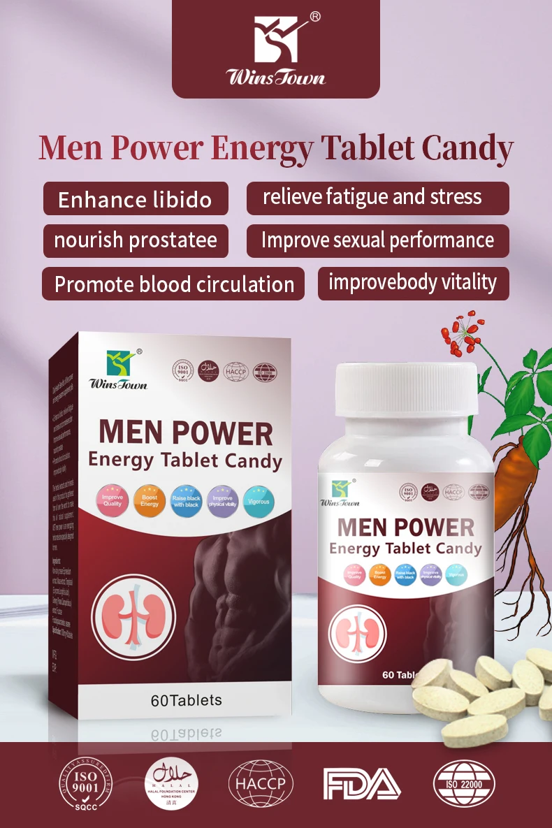 Wins Town Men Power Energy Tablet Candy Relieves Fatigue Large Size ...