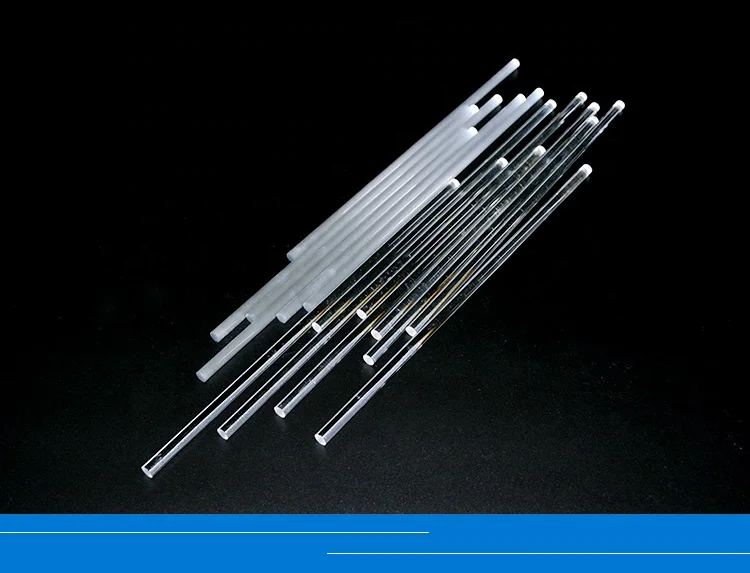 High Purity Quartz Ceramic Rod for High-Temperature Industrial Heating Application  Stirring Rod for Metal Melting Jewelry Tools