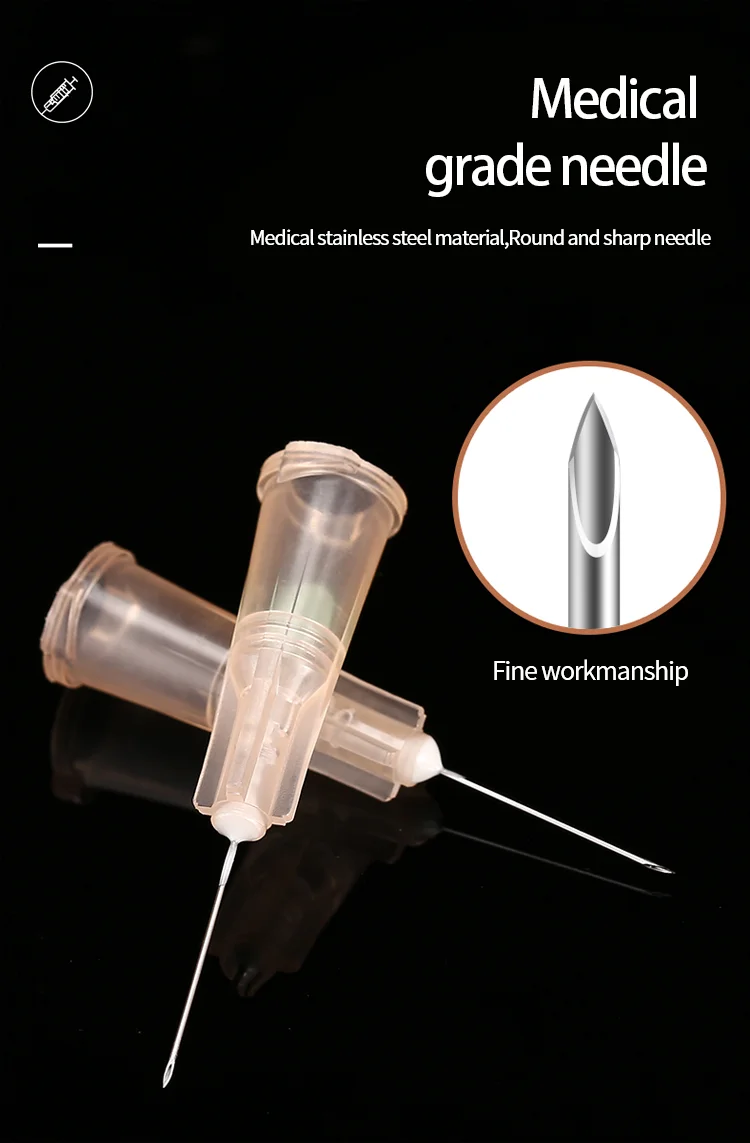 Syringe needle details