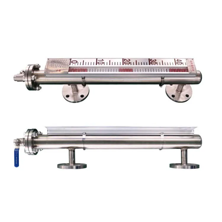 Stainless Steel Magnetic Flap Level Gauge Local Visual Display Liquid Level Indicator for Industrial Tank Monitoring