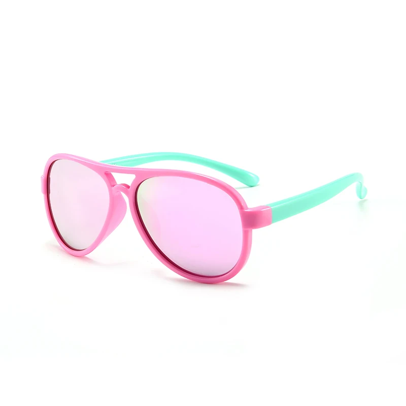KB53003 Fashion Sunglasses Newest 2020 Kids Sunglasses Frame Sports Sunglasses Silica Gel Polarized Lens Kids UV400 7-15 dagen