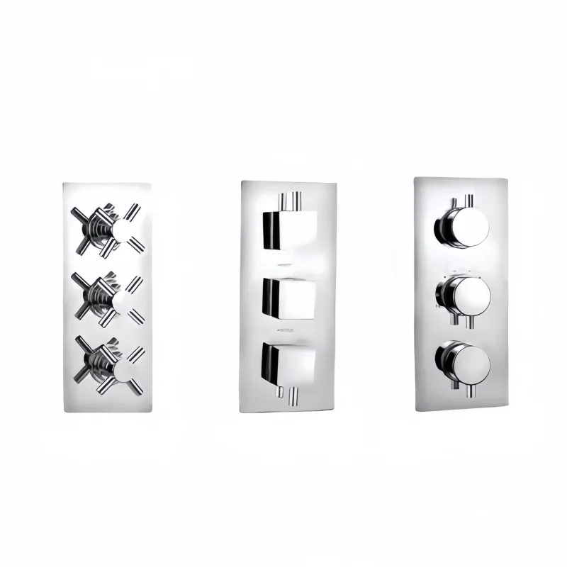 Triple Handles Thermostatic Shower Valve