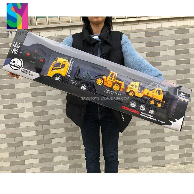 Лидер продаж, большой радиоприемник SY, детский бетономешалка, грузовик с дистанционным управлением, игрушечный прицеп