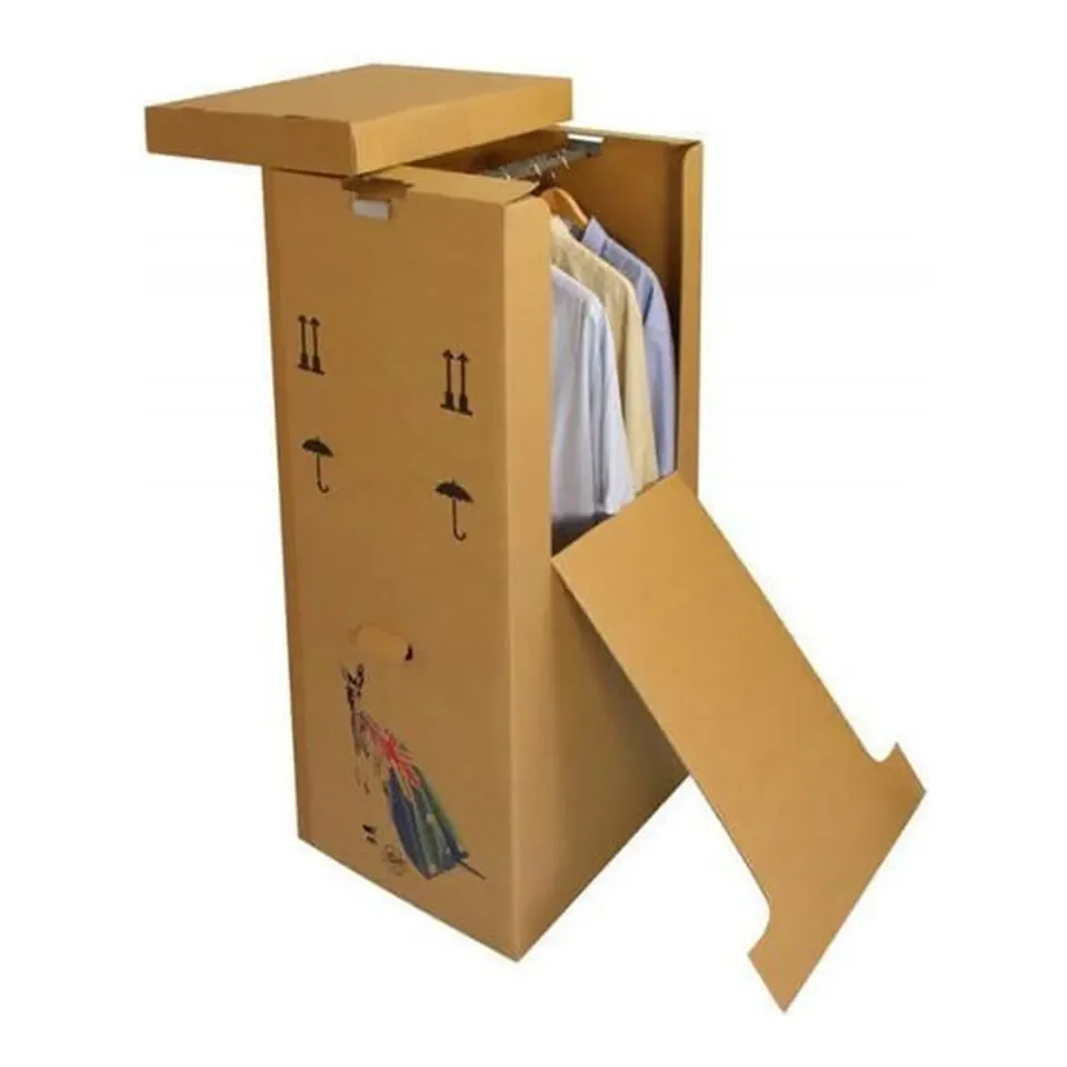 Cardboard Furniture Box Wardrobe Boxes For Moving With Bar Buy